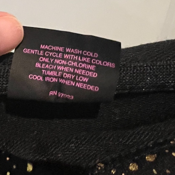 Material Girl Shiny Shimmer Hoodie - Picture 4 of 4